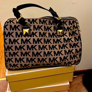 MK logo handbag